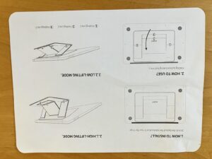 ノートパソコンスタンド取説